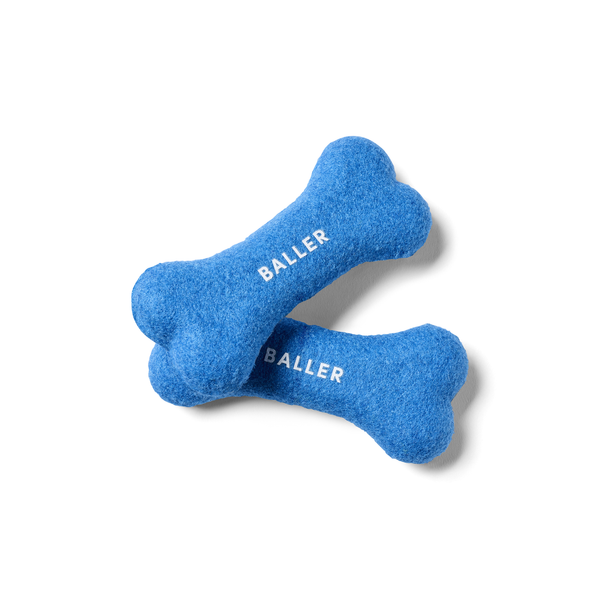 Dog Toy Tennis Bones Pack - Blue