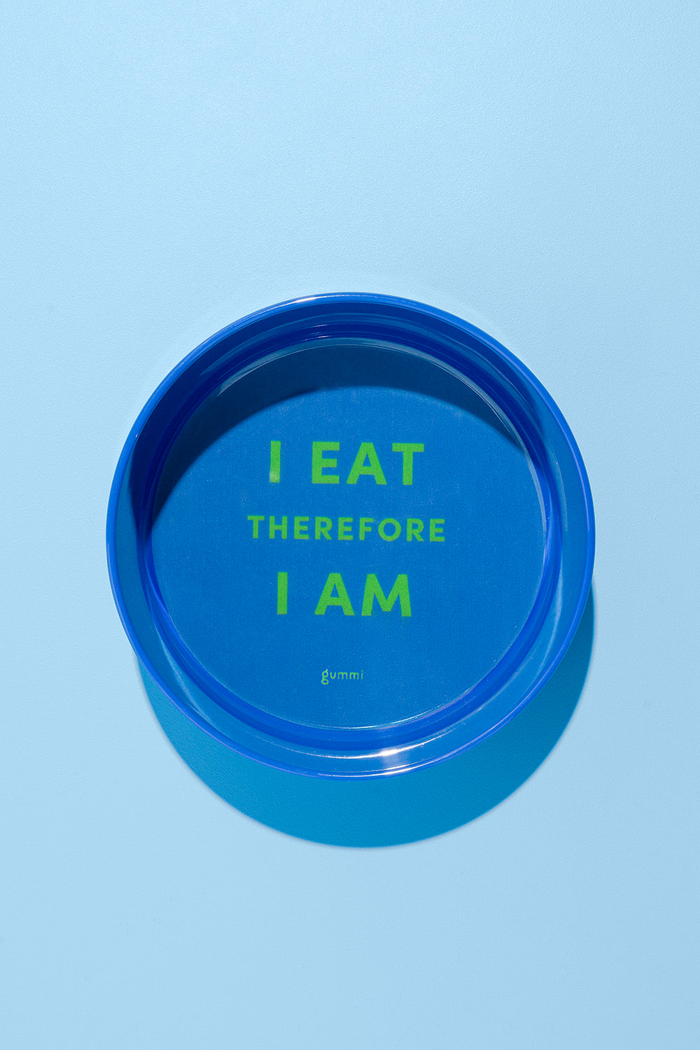 Melamine Dog Bowl - Blue
