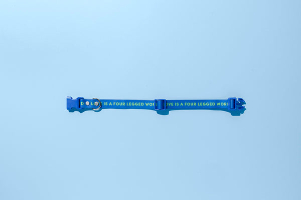 Slick Dog Collar - Blue