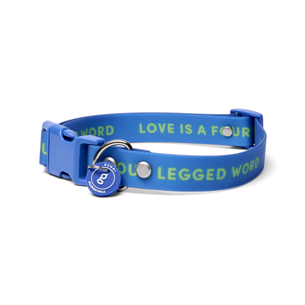 Slick Dog Collar - Blue