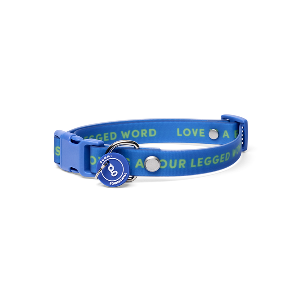Slick Dog Collar - Blue