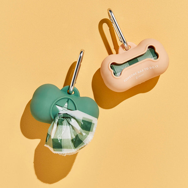 gummi x The Commons Dog Poo Bag Holder - Forest
