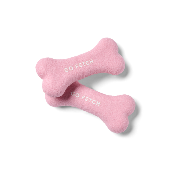 Dog Toy Tennis Bones Pack - Pink