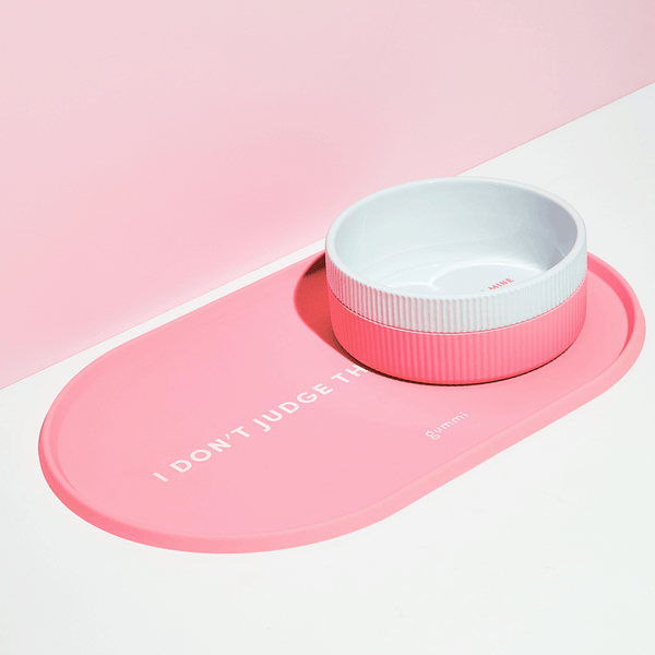 Silicone Dog Feeding Mat - Pink